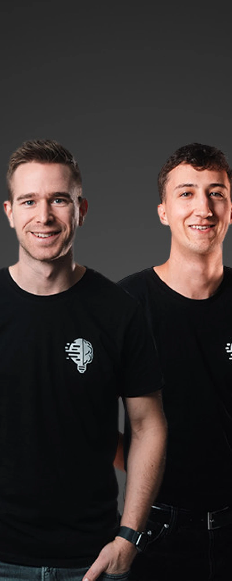 KI-Experten der InnoBrain GmbH, Dr. Florian Imgrund und Tobias Reuß