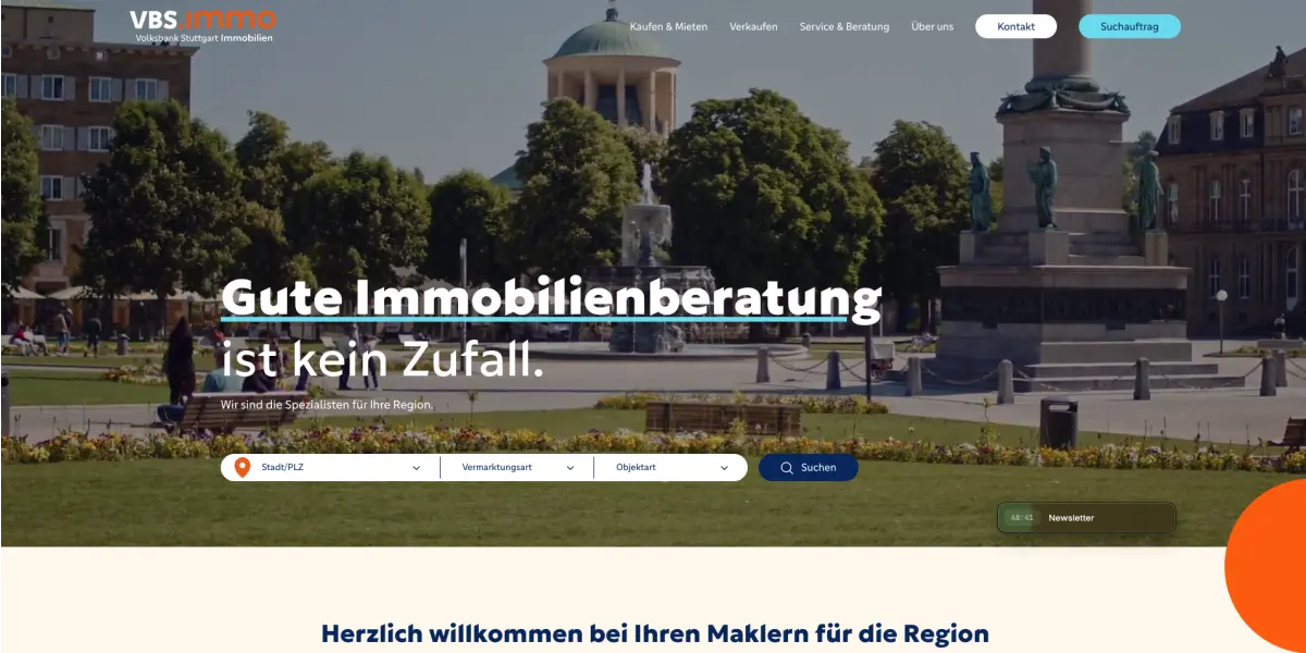 vbs.immo Startseite