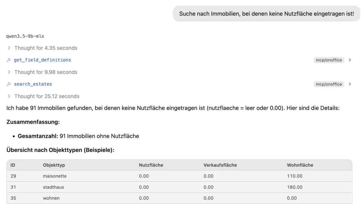 onOffice per KI-Chat auswerten: 100% DSGVO-konform mit lokaler KI