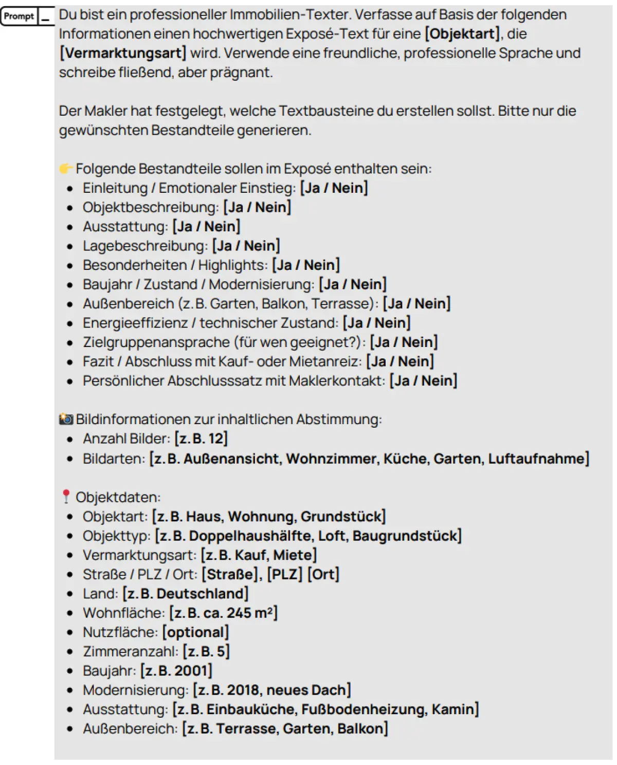 Prompt-Sammlung für Makler: KI-Texte aus ChatGPT & Co. (2026)
