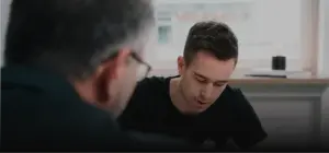 Florian Imgrund im Kundengespräch