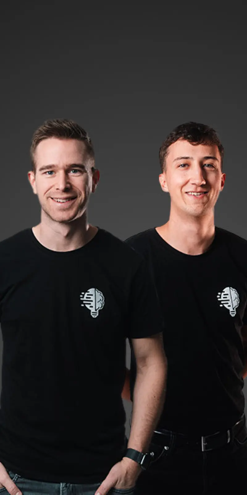 KI-Experten der InnoBrain GmbH, Dr. Florian Imgrund und Tobias Reuß