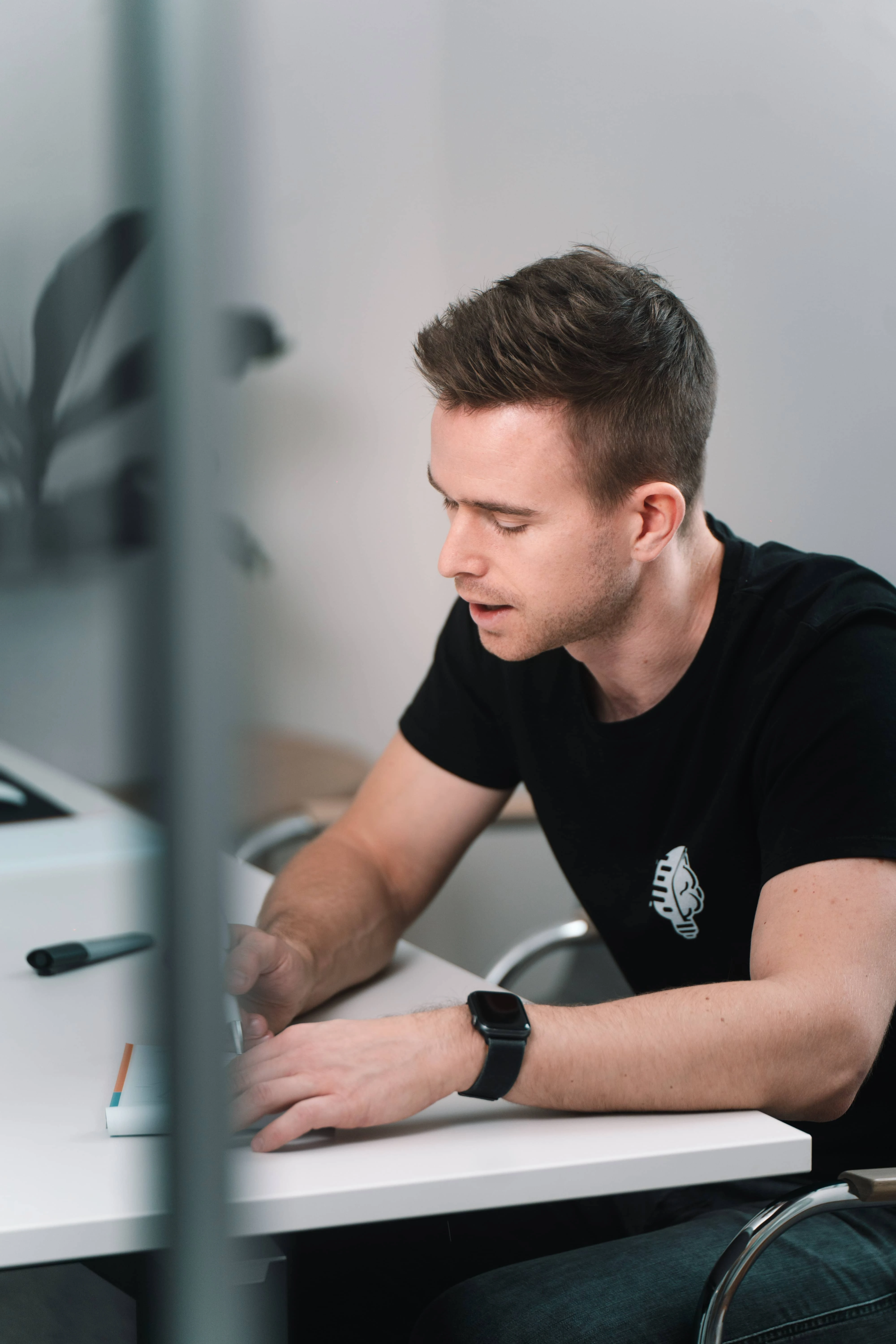 Florian Imgrund im Kundengespräch