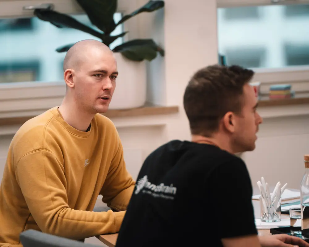 Teambesprechung InnoBrain GmbH