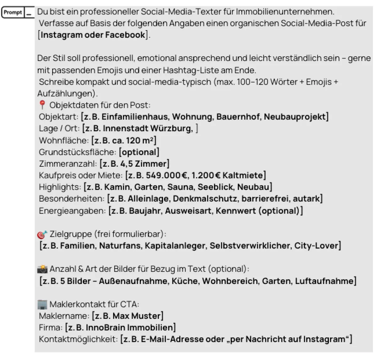 Prompt-Sammlung für Makler: KI-Texte aus ChatGPT & Co. (2026)