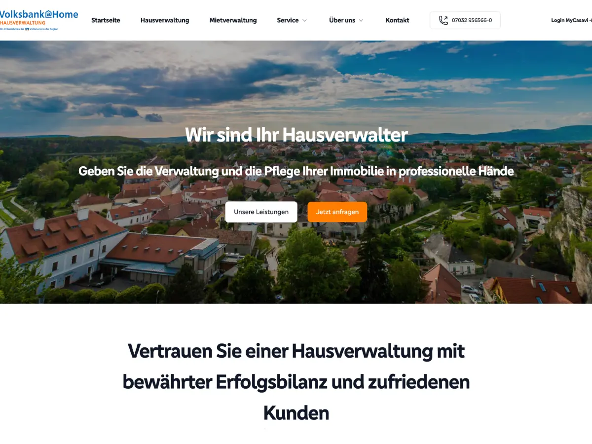 Volksbank@Home Hausverwaltung in der Region GmbH