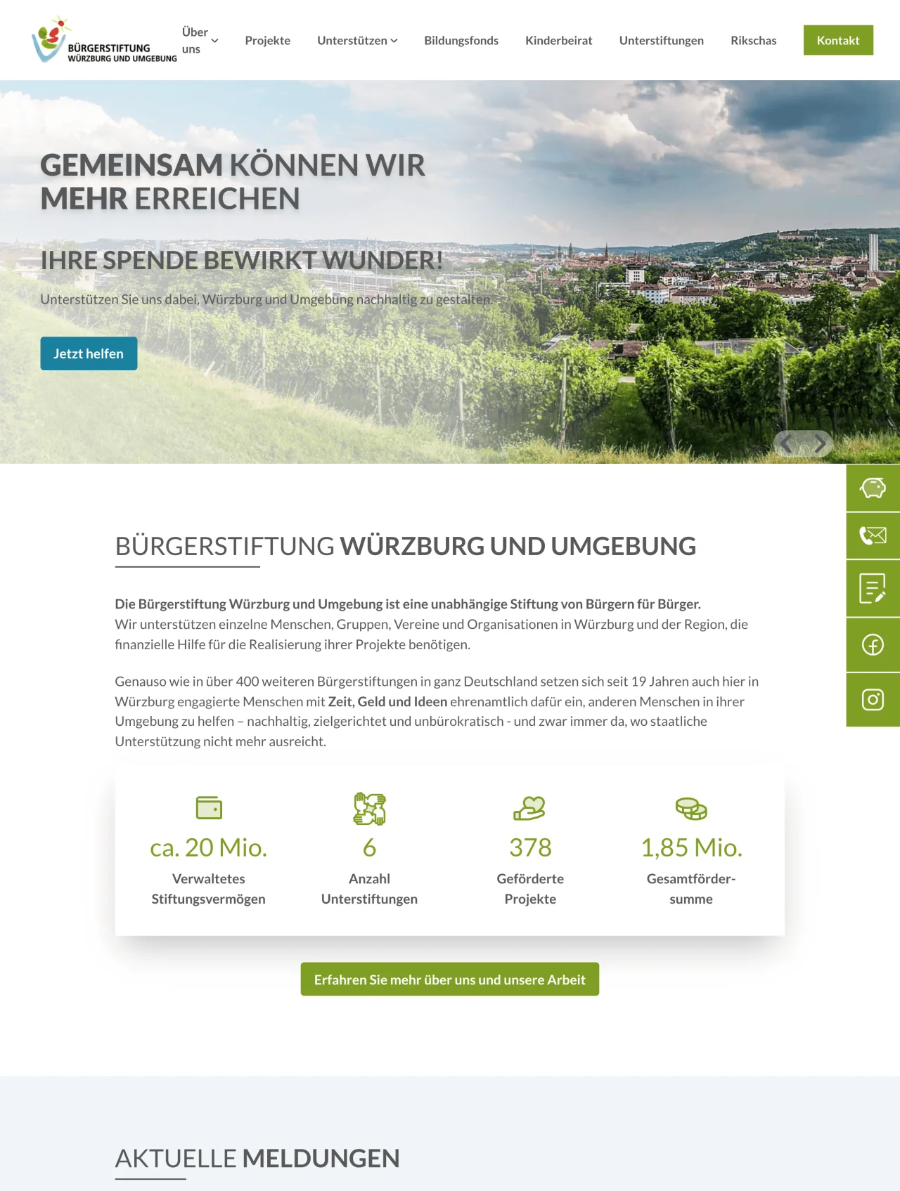 Bürgerstiftung Würzburg und Umgebung