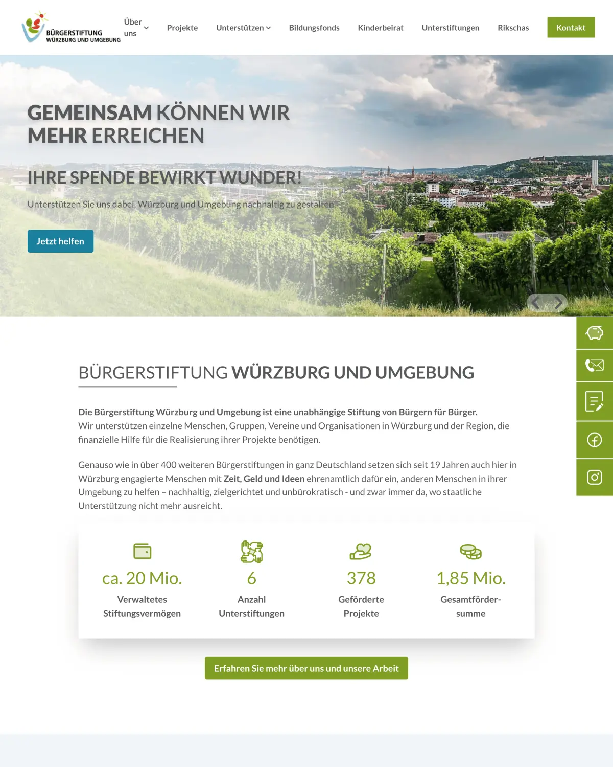 Bürgerstiftung Würzburg und Umgebung