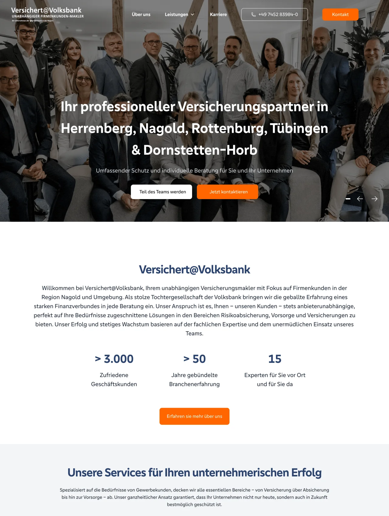 Versichert@Volksbank unabhängiger Firmenkunden-Makler in der Region GmbH