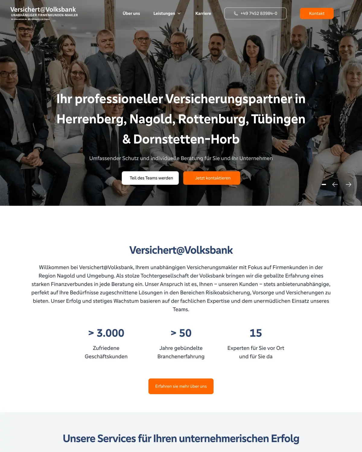 Versichert@Volksbank unabhängiger Firmenkunden-Makler in der Region GmbH