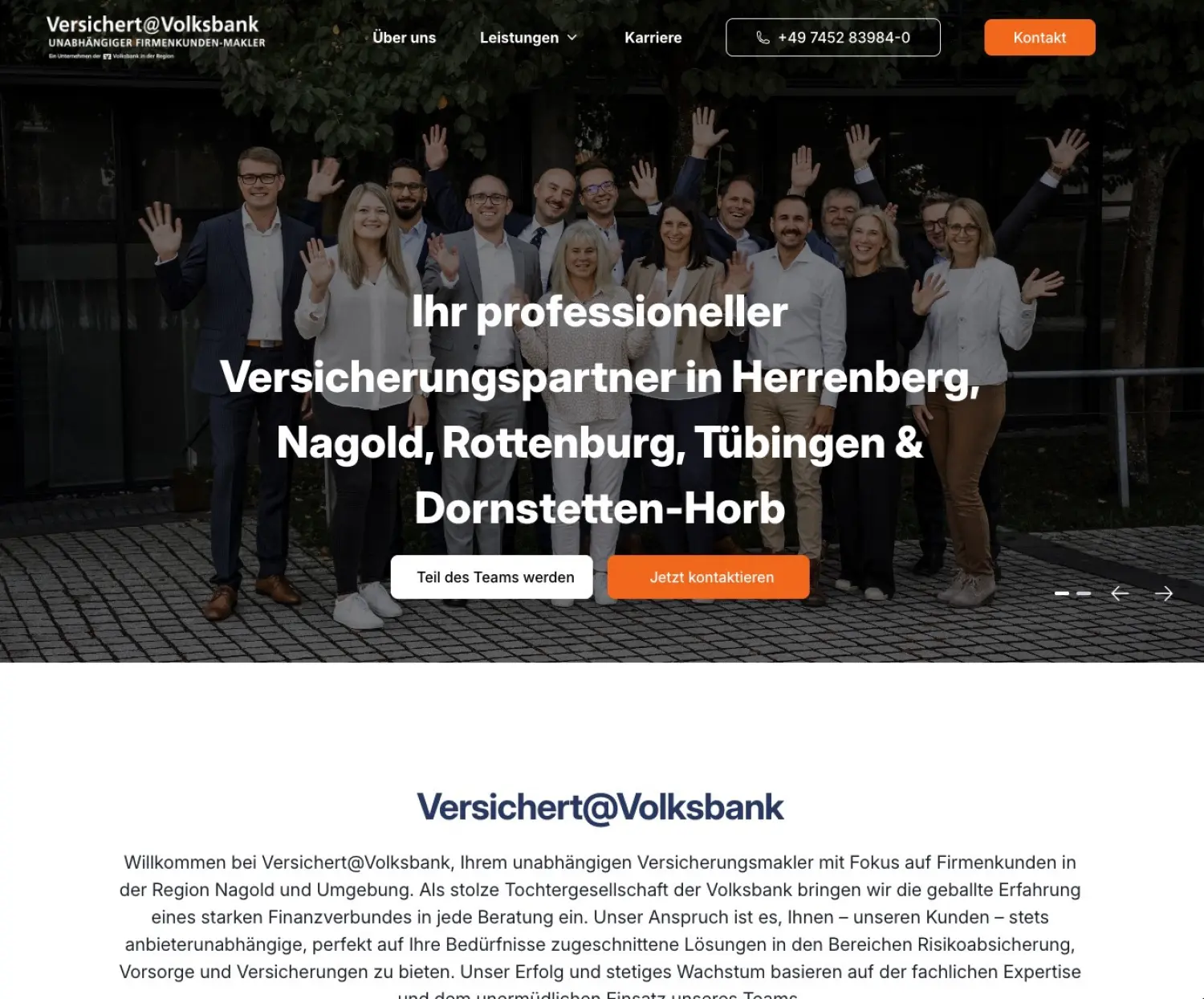 Versichert@Volksbank unabhängiger Firmenkunden-Makler in der Region GmbH