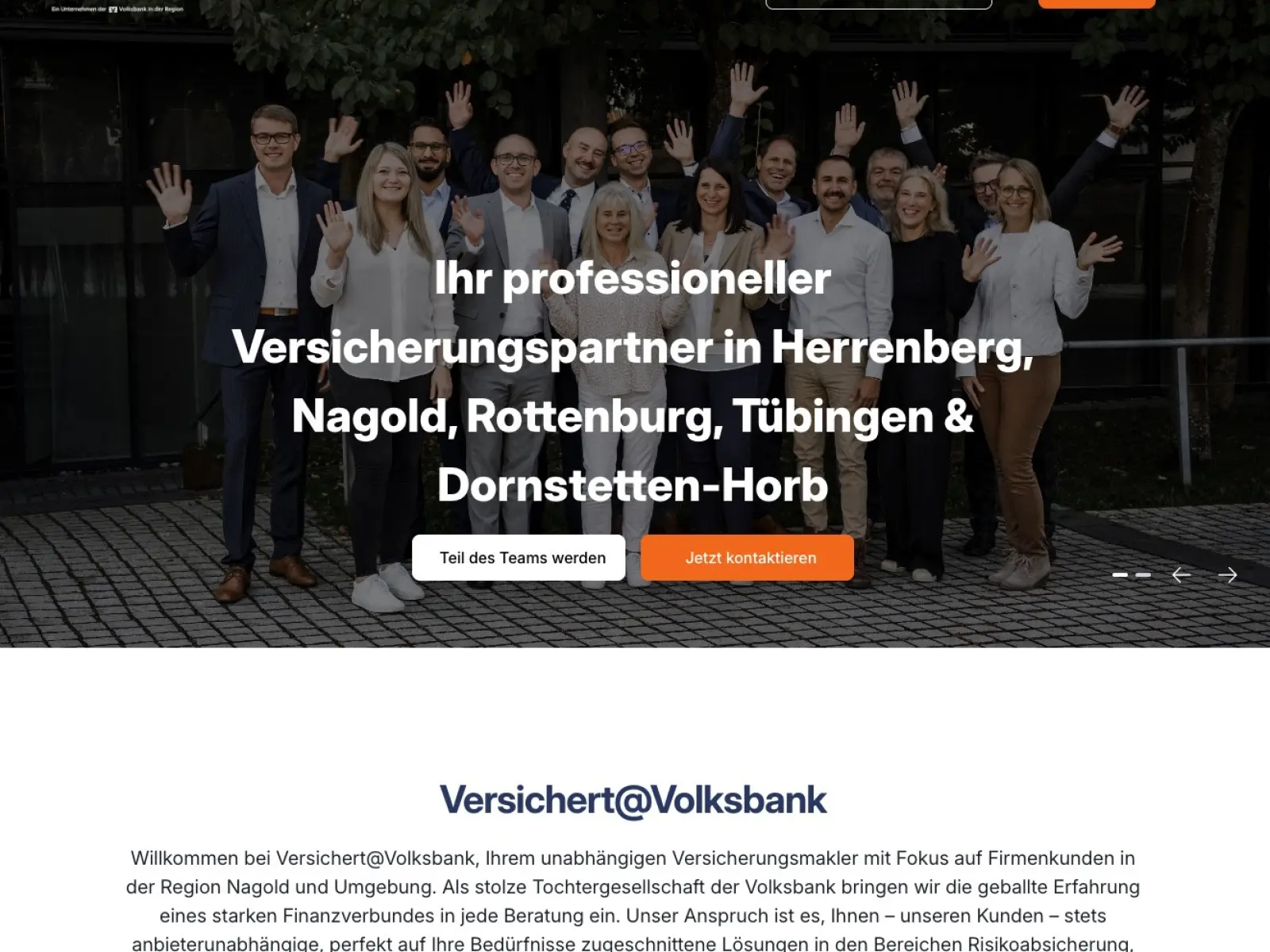 Versichert@Volksbank unabhängiger Firmenkunden-Makler in der Region GmbH