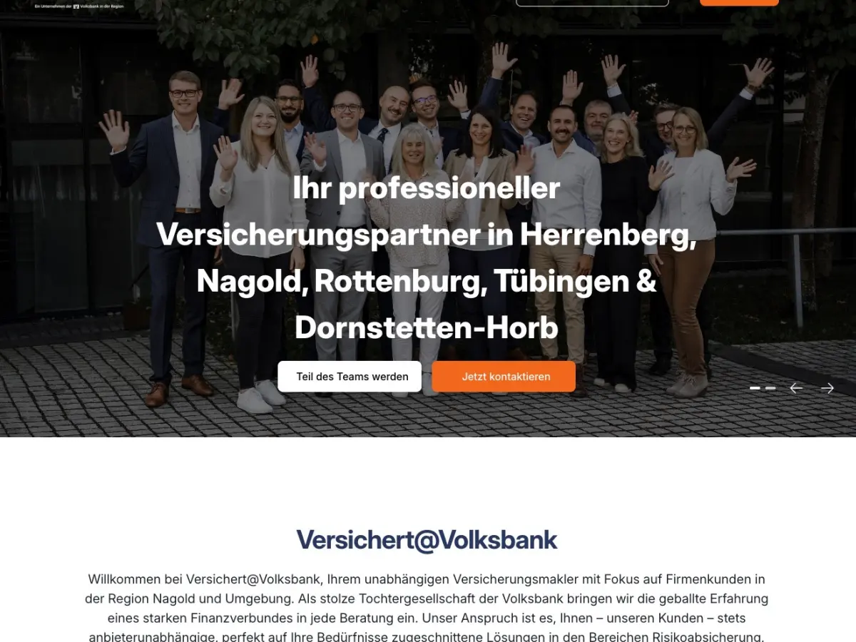 Versichert@Volksbank unabhängiger Firmenkunden-Makler in der Region GmbH